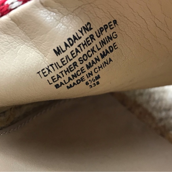 Marc Fisher Adalyn Espadrille Wedge Sandal Red/Natural White - Picture 8 of 8